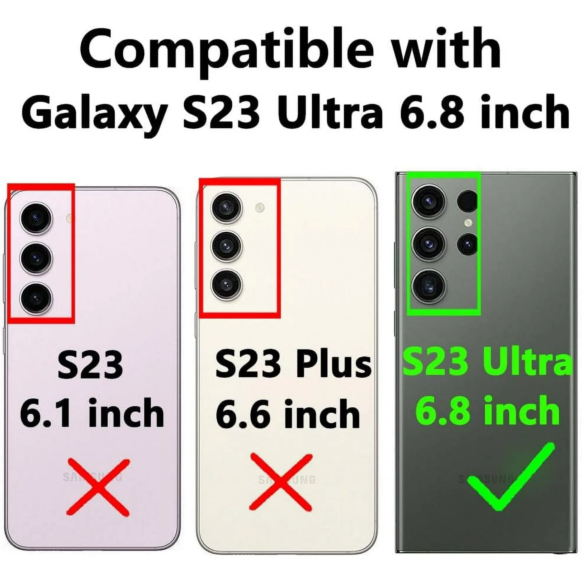 Entronix Samsung Galaxy S23 Ultra Case - 7000mAh Battery Charger