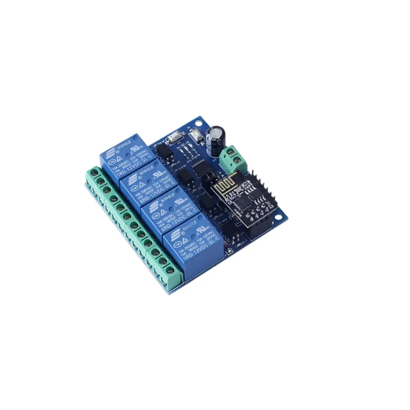 ESP8266 ESP-01 12V 4 Channels WiFi Relay Module Home Remote Control Switch