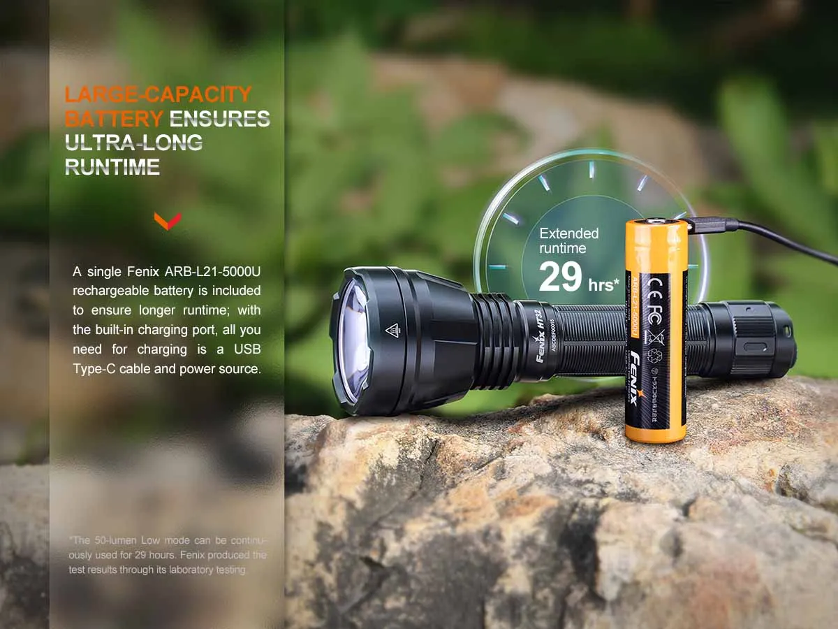Fenix HT32 Flashlight with Red/Green LEDs