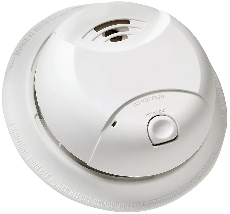 First Alert 0827B Smoke Alarm, 3 V, Ionization Sensor, 85 dB, White :EA: QUANTITY: 1