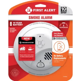 First Alert 10 Year Battery-Powered Ionization Smoke Detector