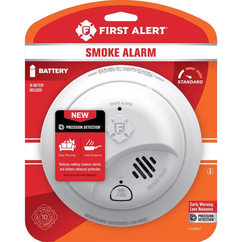 First Alert Battery-Powered Ionization Smoke Detector