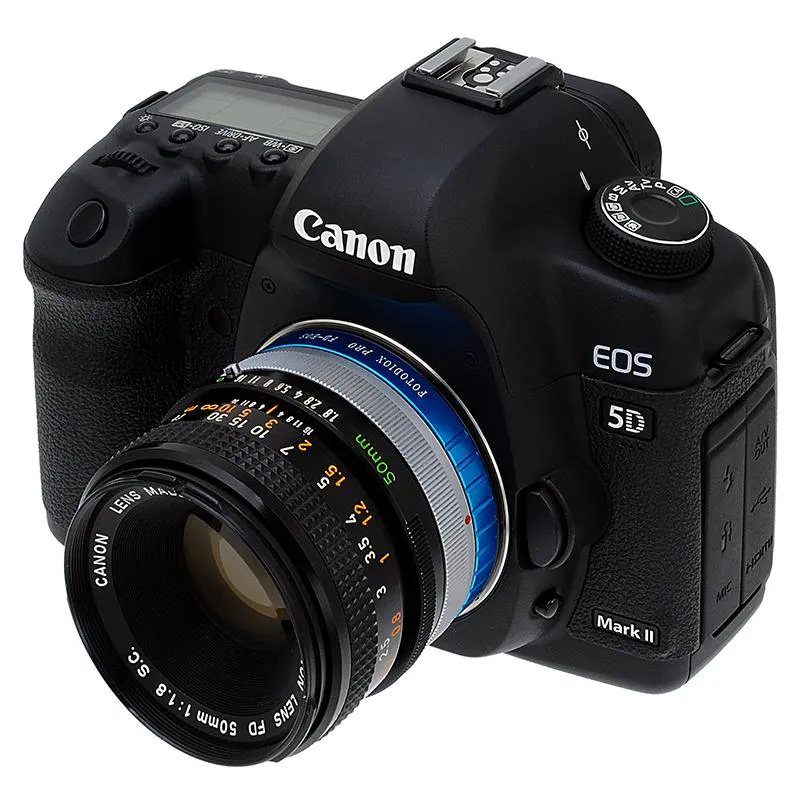 Fotodiox Pro Lens Mount Adapter Compatible with Canon FD & FL 35mm SLR lens to Canon EOS (EF, EF-S)