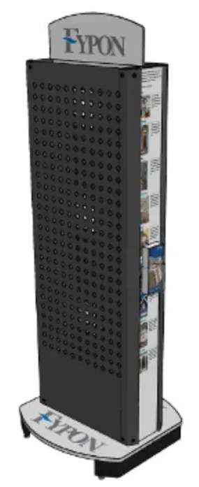Free-Standing Display Structure
