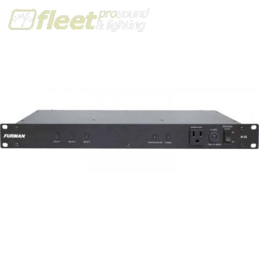 Furman M-8S 120V/15A Power Sequencer 8 Switched Outlets in the Rear
