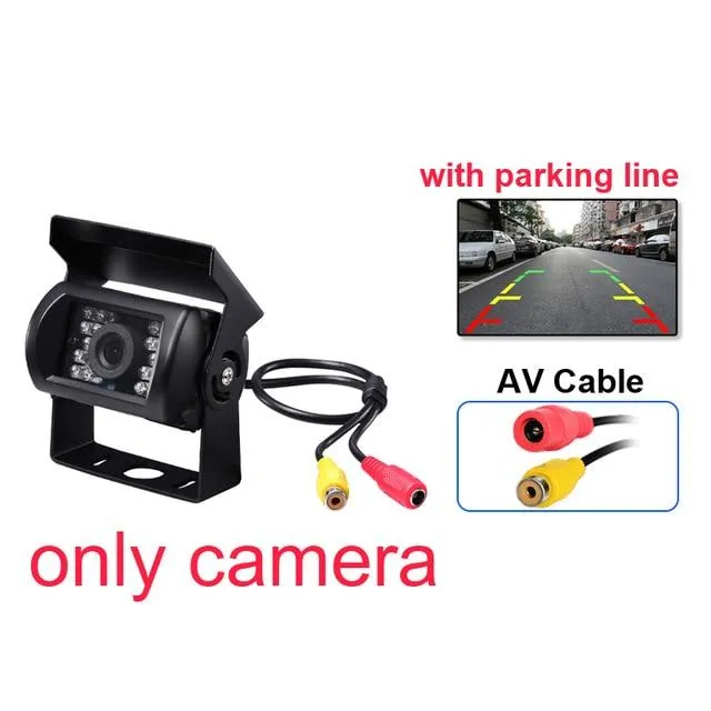 GreenYi Truck Backup Camera Heavy Duty 18 LED IR Night Vision Waterproof Vehicle Rear View Camera For Truck/Trailer/Pickups/RV