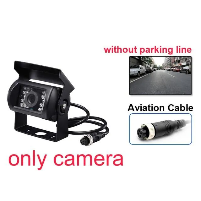 GreenYi Truck Backup Camera Heavy Duty 18 LED IR Night Vision Waterproof Vehicle Rear View Camera For Truck/Trailer/Pickups/RV