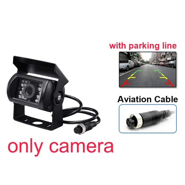 GreenYi Truck Backup Camera Heavy Duty 18 LED IR Night Vision Waterproof Vehicle Rear View Camera For Truck/Trailer/Pickups/RV