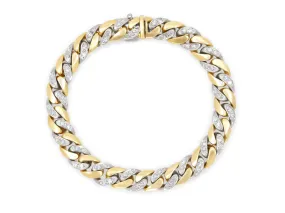 Gucci Diamond Curb Link Bracelet in 18K Gold