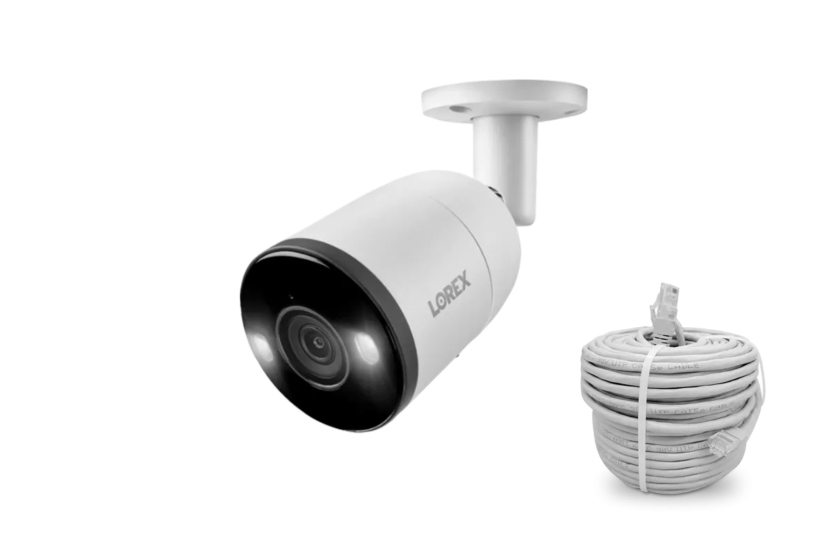 Halo Series H13 4K IP Wired Bullet Security Camera with Smart Deterrence and Smart Motion Detection