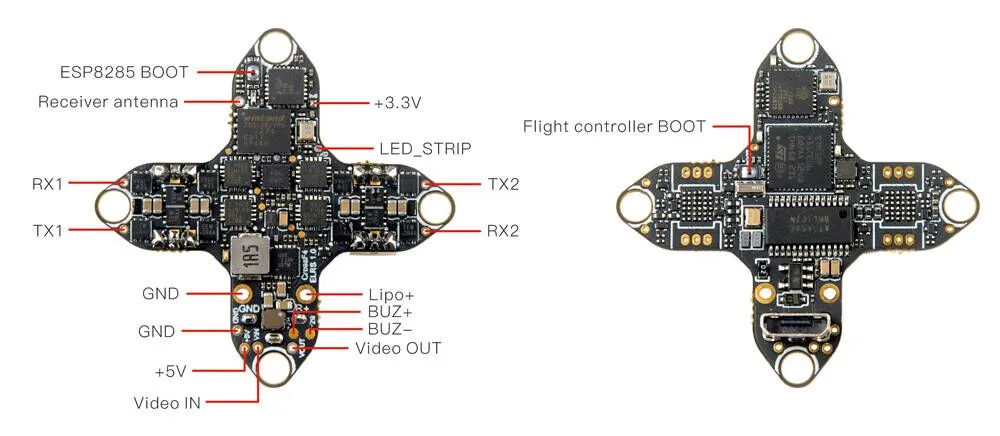 Happymodel CrossF4 ELRS 1-2S Flight Controller