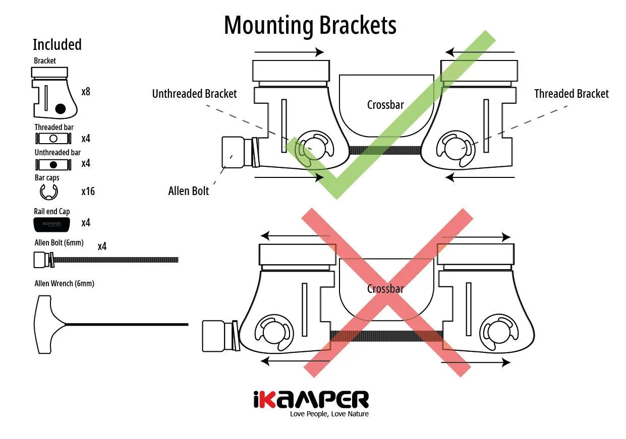 iKamper Mounting Brackets 2.0