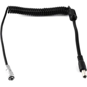 Indipro Porta-Pak 2.5mm Connector to Coiled 2-Pin Connector for BMPCC4K/6K (18-40")