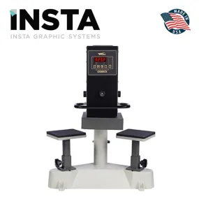 Insta 907 Dual Station Shuttle Heat Press for High Speed Label Application 6" x 6"