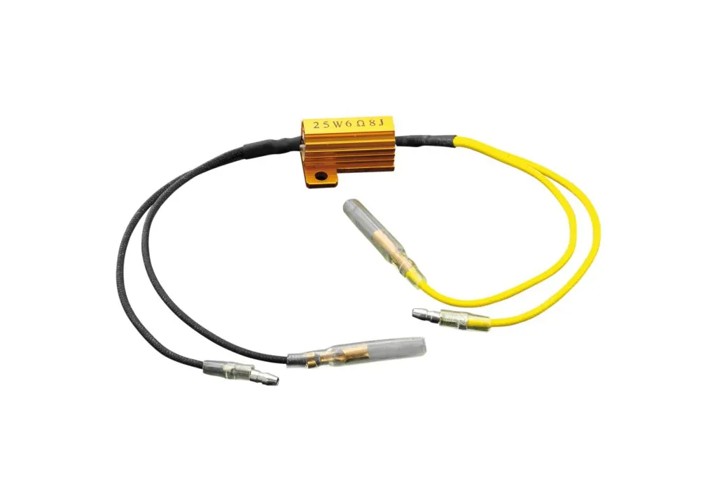 LED Indicator/Turn Signal Resistors (2) - Prevents Rapid Flashing of Indicators - Highway Hawk 68-091 PAIR