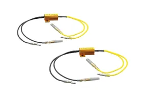 LED Indicator/Turn Signal Resistors (2) - Prevents Rapid Flashing of Indicators - Highway Hawk 68-091 PAIR
