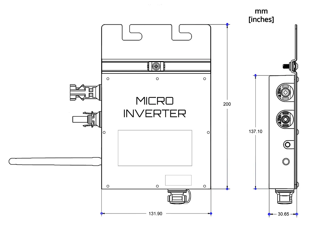 Legion Solar 5 300W Micro Inverter LS-260I (GEN 4)