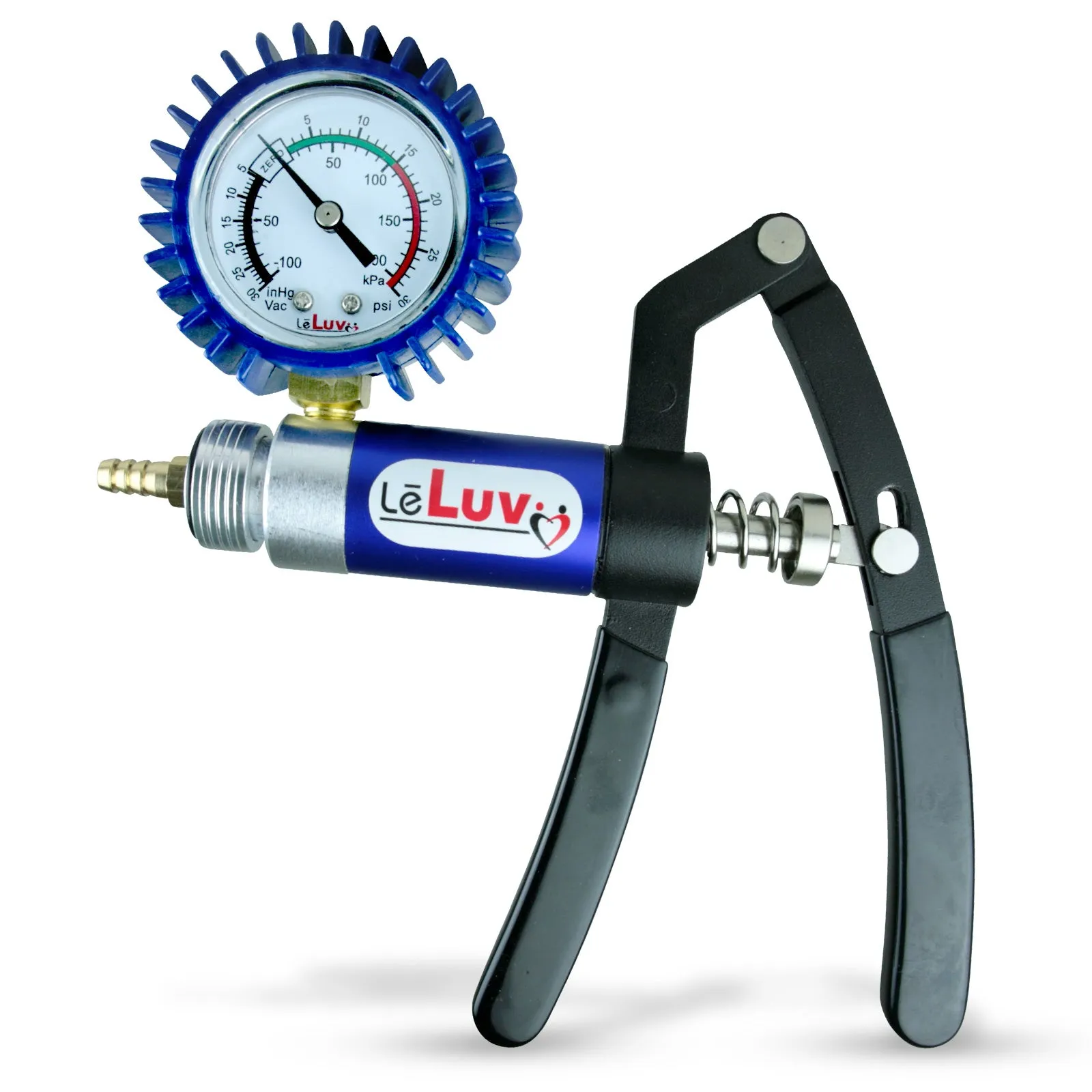 LeLuv Primo Lite Pump Handles | Small & Powerful Dual-Action Vacuum/Pressure Modes | Gauge Options