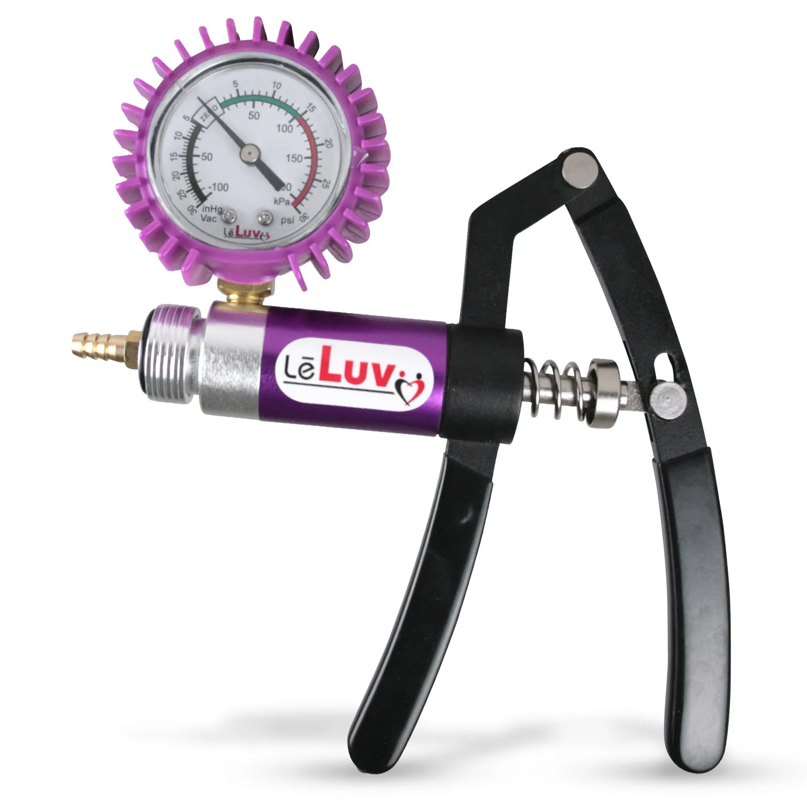 LeLuv Primo Lite Pump Handles | Small & Powerful Dual-Action Vacuum/Pressure Modes | Gauge Options