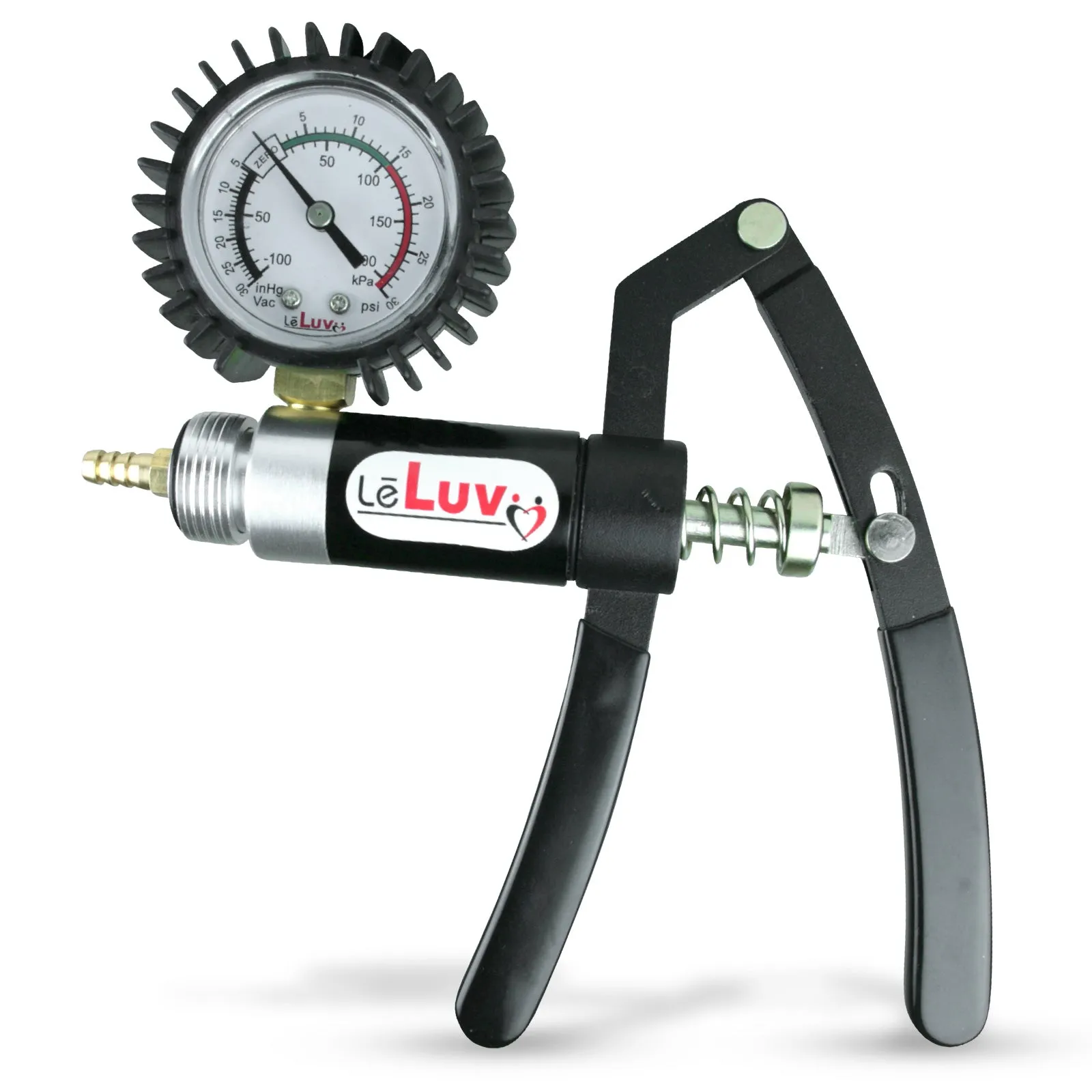 LeLuv Primo Lite Pump Handles | Small & Powerful Dual-Action Vacuum/Pressure Modes | Gauge Options