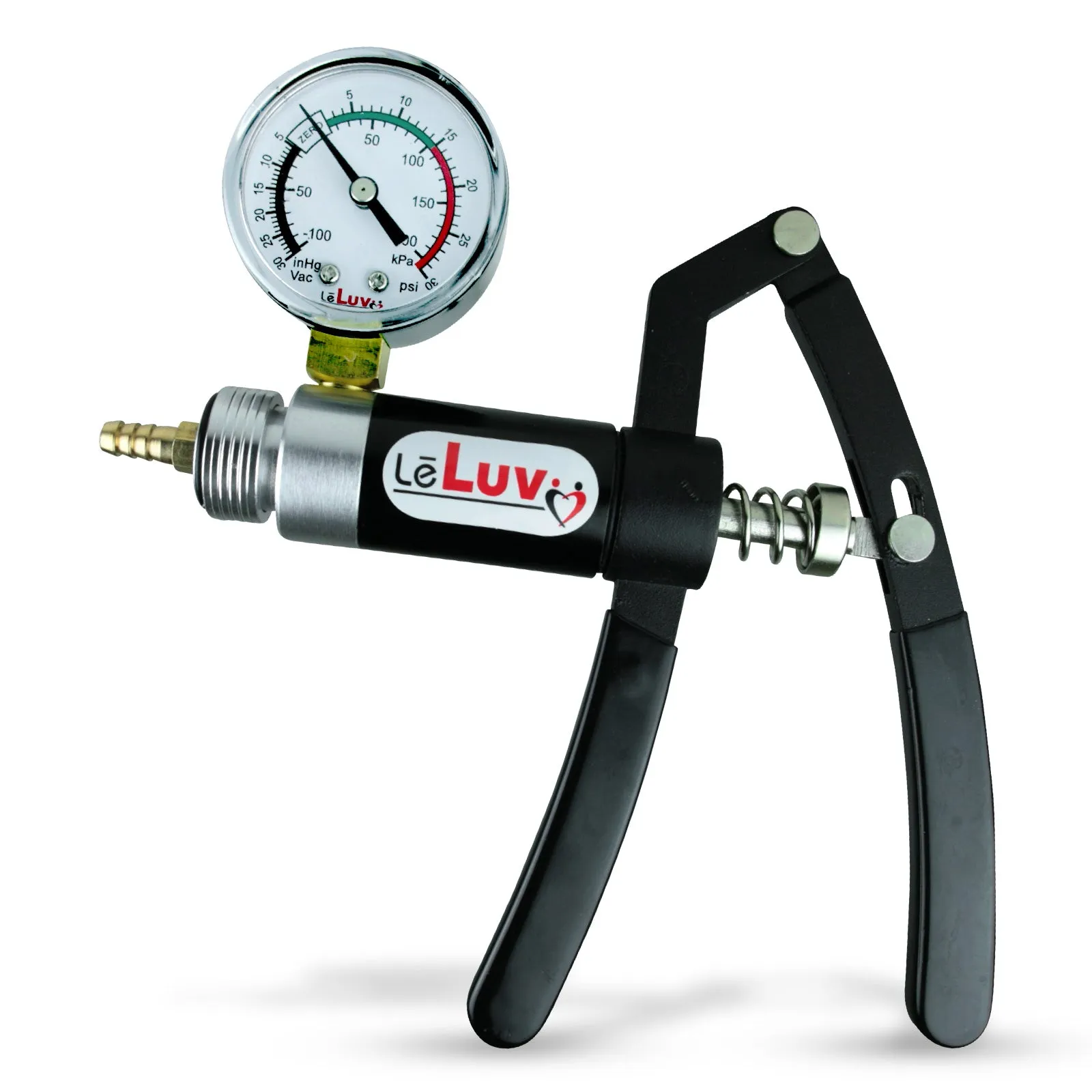 LeLuv Primo Lite Pump Handles | Small & Powerful Dual-Action Vacuum/Pressure Modes | Gauge Options