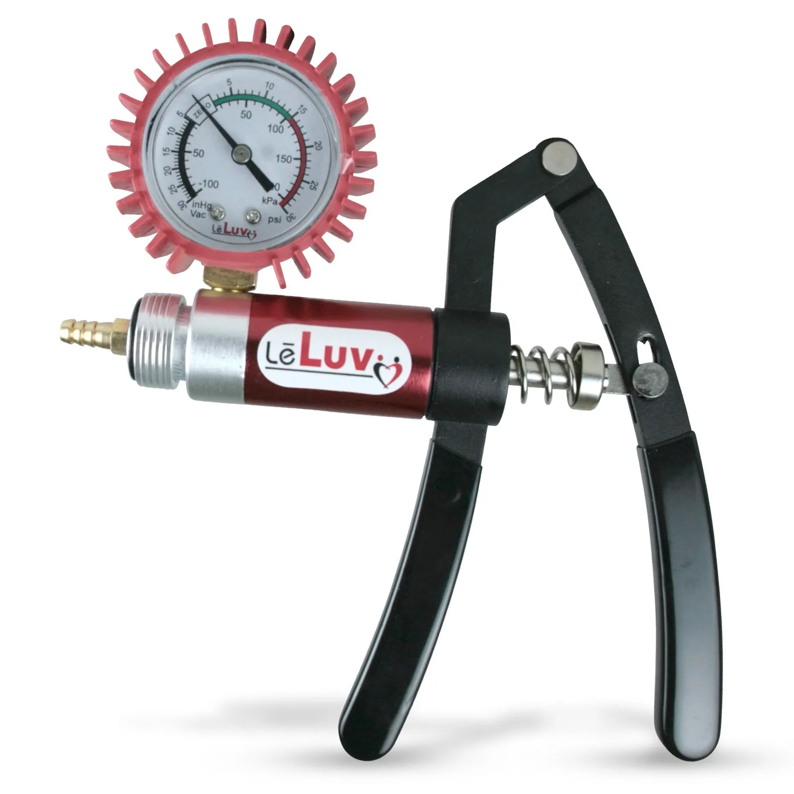 LeLuv Primo Lite Pump Handles | Small & Powerful Dual-Action Vacuum/Pressure Modes | Gauge Options