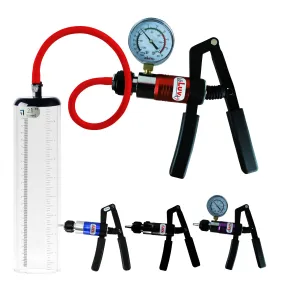 LeLuv Primo Pro  Thick-Walled, No Flange Penis Pump with Color and Gauge Options