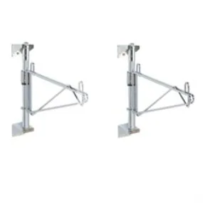 Metro SW43C Wall Mount End Unit Kit, Supports Two 21" Shelf Levels