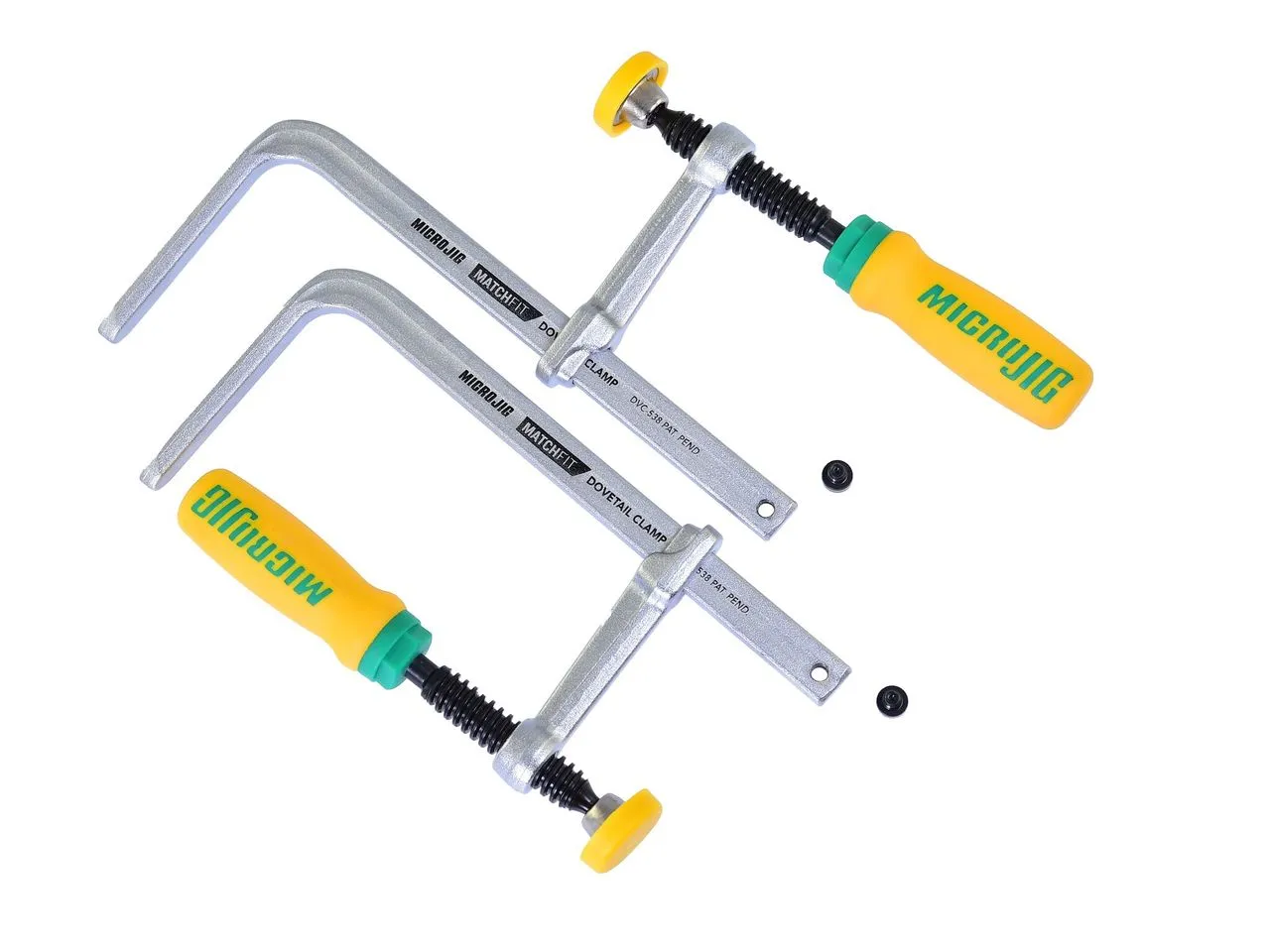 Microjig DVC-538K2 Matchfit Dovetail Clamps Set of 2