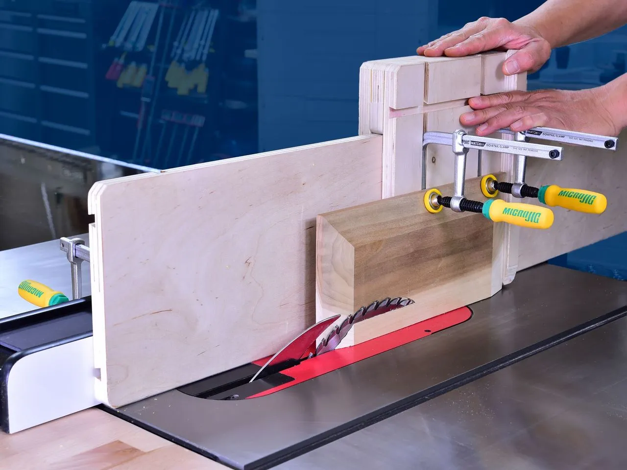 Microjig DVC-538K2 Matchfit Dovetail Clamps Set of 2