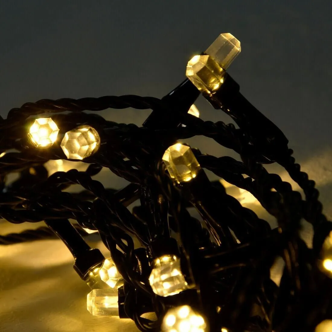 Multi-Function Diamond Shaped LED String Fairy Xmas Lights