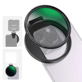 NEEWER FL-41 67mm CPL Filter for Cell Phone Camera Lens（S24 compatible）