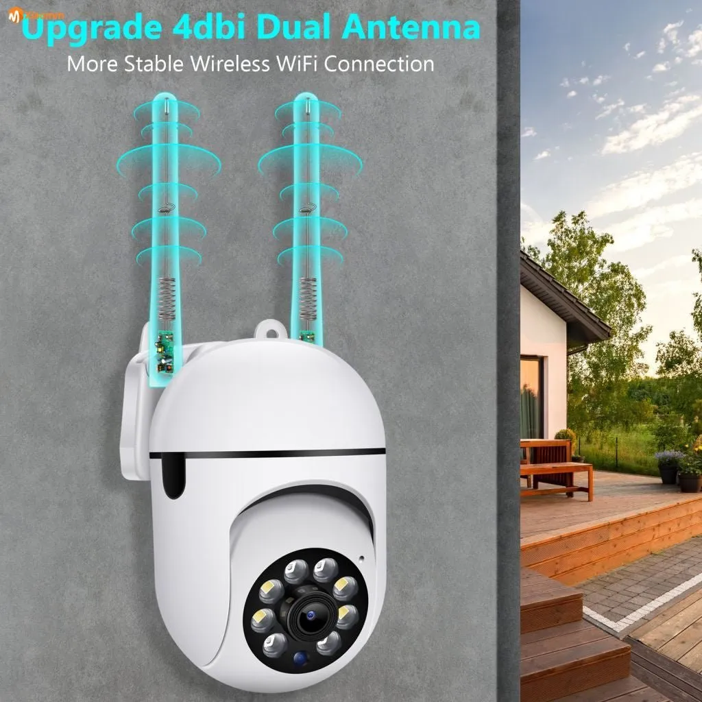 NIP-27 V380 APP 1080P Full color Wireless Camera HD IP Wireless CCTV Camera Waterproof Outdoor WiFi CCTV Security Cameras