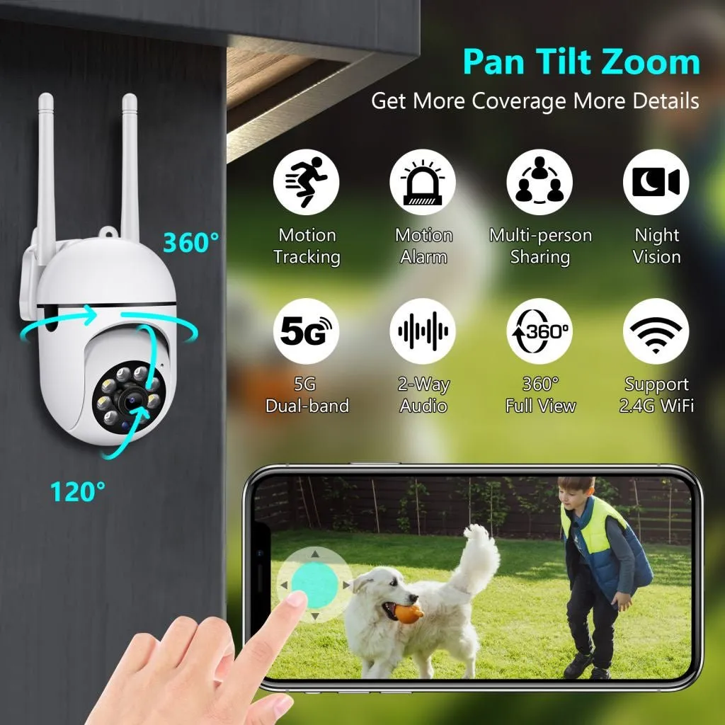 NIP-27 V380 APP 1080P Full color Wireless Camera HD IP Wireless CCTV Camera Waterproof Outdoor WiFi CCTV Security Cameras