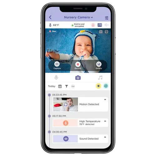 Nursery Pal Link Premium Twin 5" Smart HD Wi-Fi Video Baby Monitor