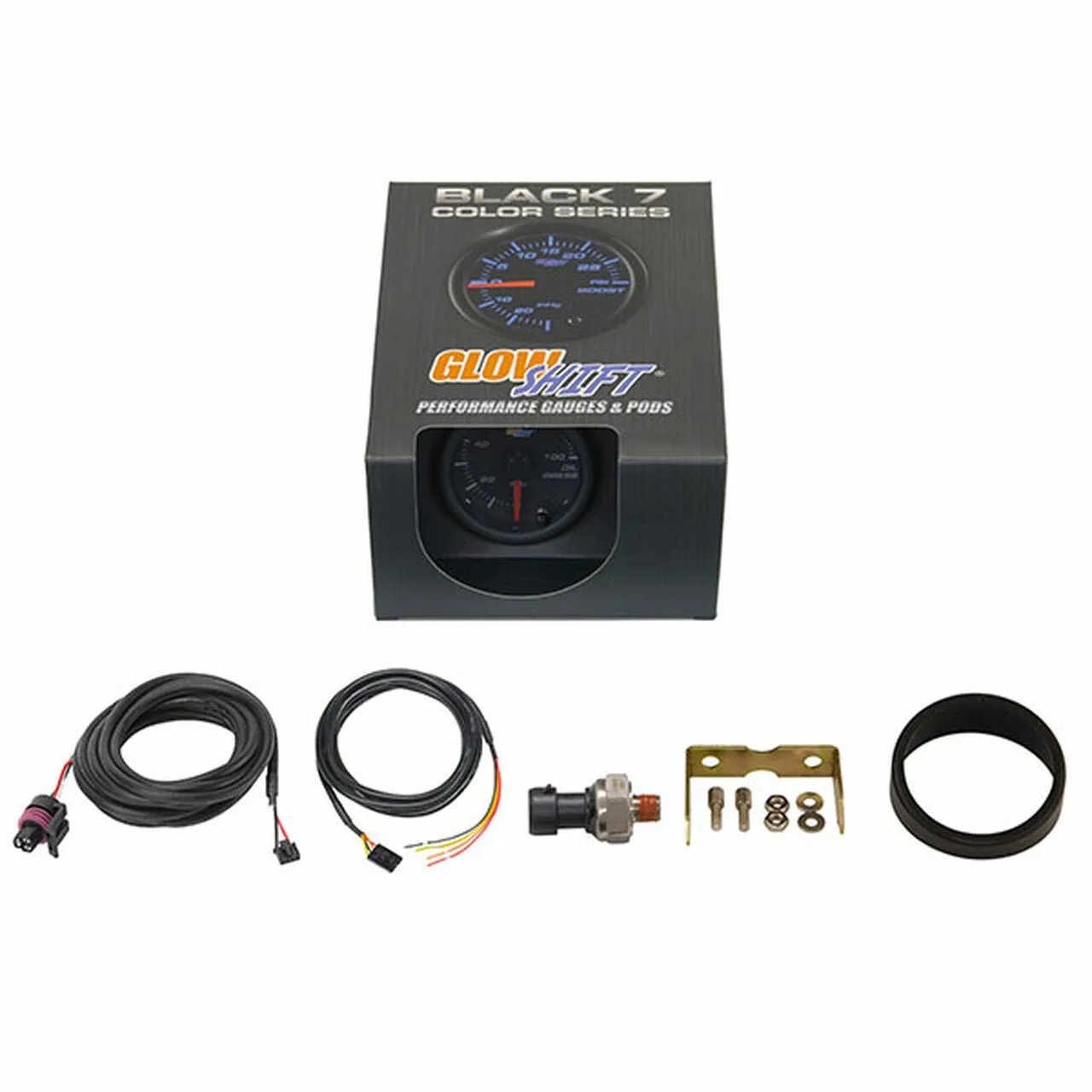 Oil Pressure Gauge | Black Dial MultiColor Gauges