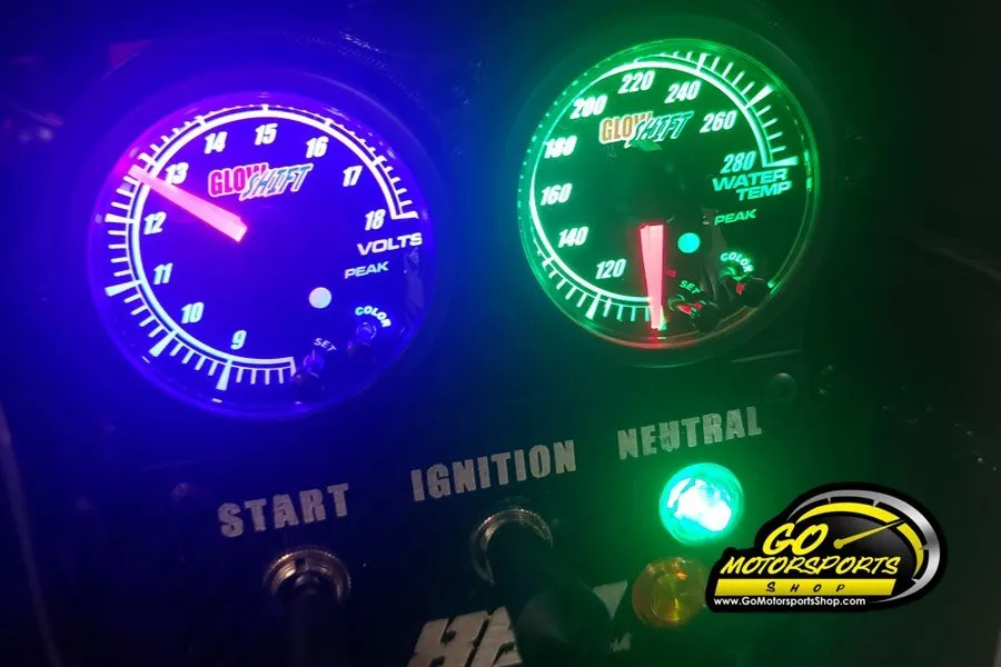 Oil Pressure Gauge | High Low Warning MultiColor Gauge
