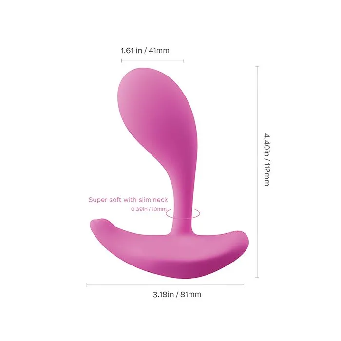 Oly 2 Pressure Sensing, App-Enabled, Wearable Vibrator