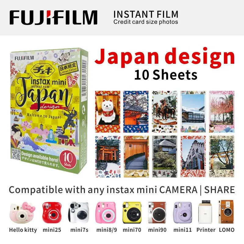 Origin Fujifilm Instax Mini Film Sheets Photo Paper