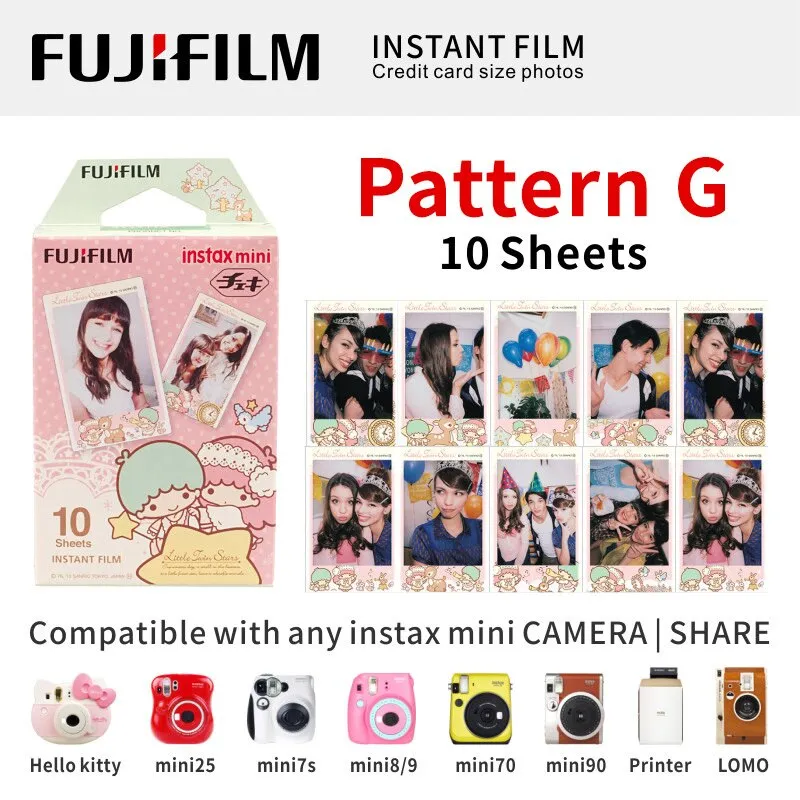 Origin Fujifilm Instax Mini Film Sheets Photo Paper