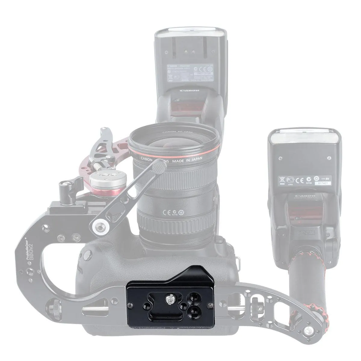 PBCBGE14 Arca-swiss Bracket Plate for Canon 90D, 80D & 70D with BG-E14 Battery Grip