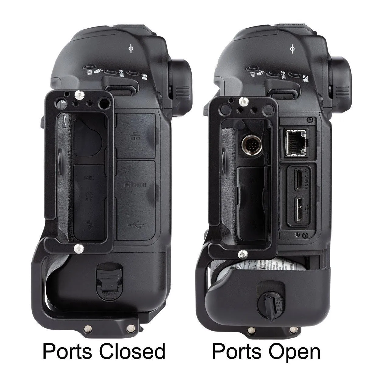 PLC1DX2x Arca-Swiss L-Bracket for Canon 1Dx Mark 1 & 2