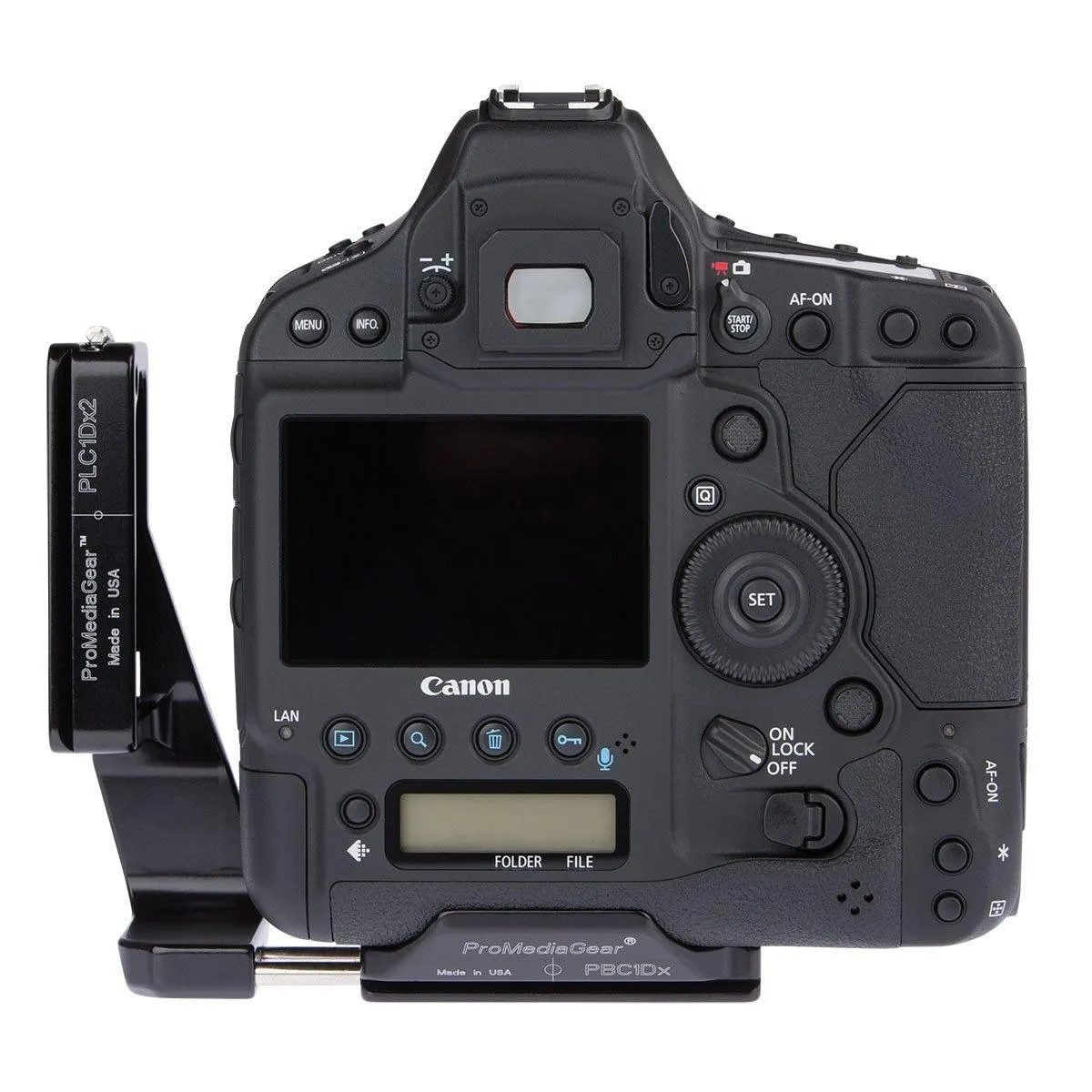PLC1DX2x Arca-Swiss L-Bracket for Canon 1Dx Mark 1 & 2