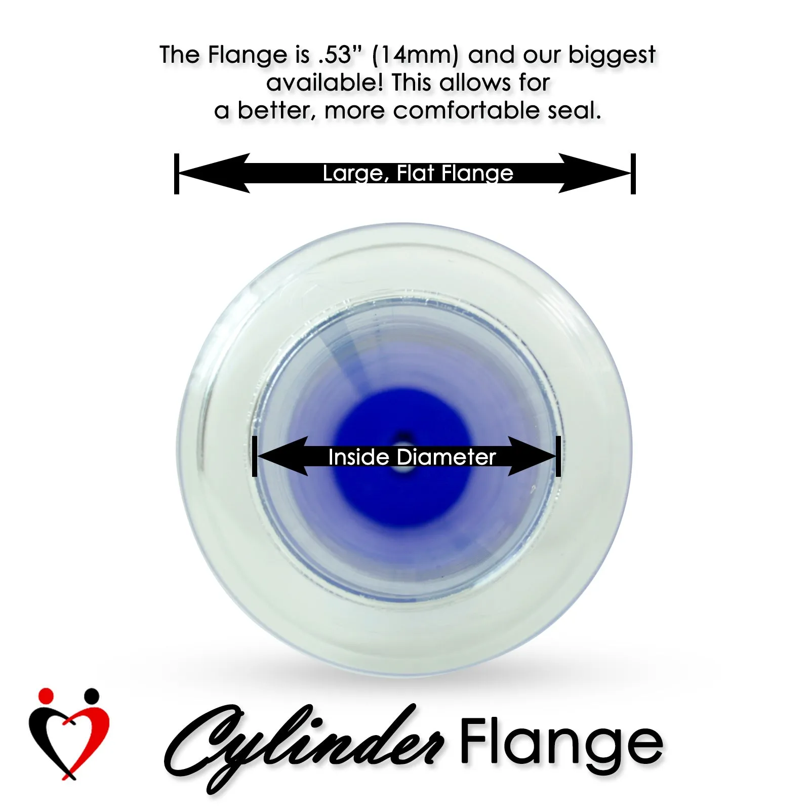 Primo Lite Handle Penis Pump   Gauge, Silicone Hose | Wide Flange Cylinder