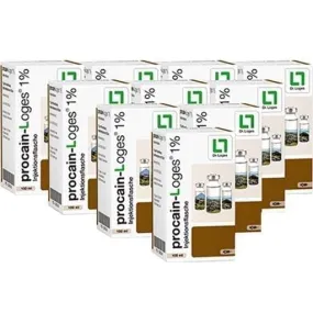 PROCAINE-Loges 1% injection bottle 10x100 ml Procaine hydrochloride