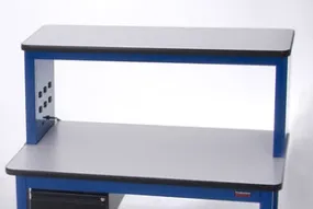 Production Basics 8473 RTW Series ESD-Safe Laminate Riser Shelf for Workstations, 18"D x 72"W