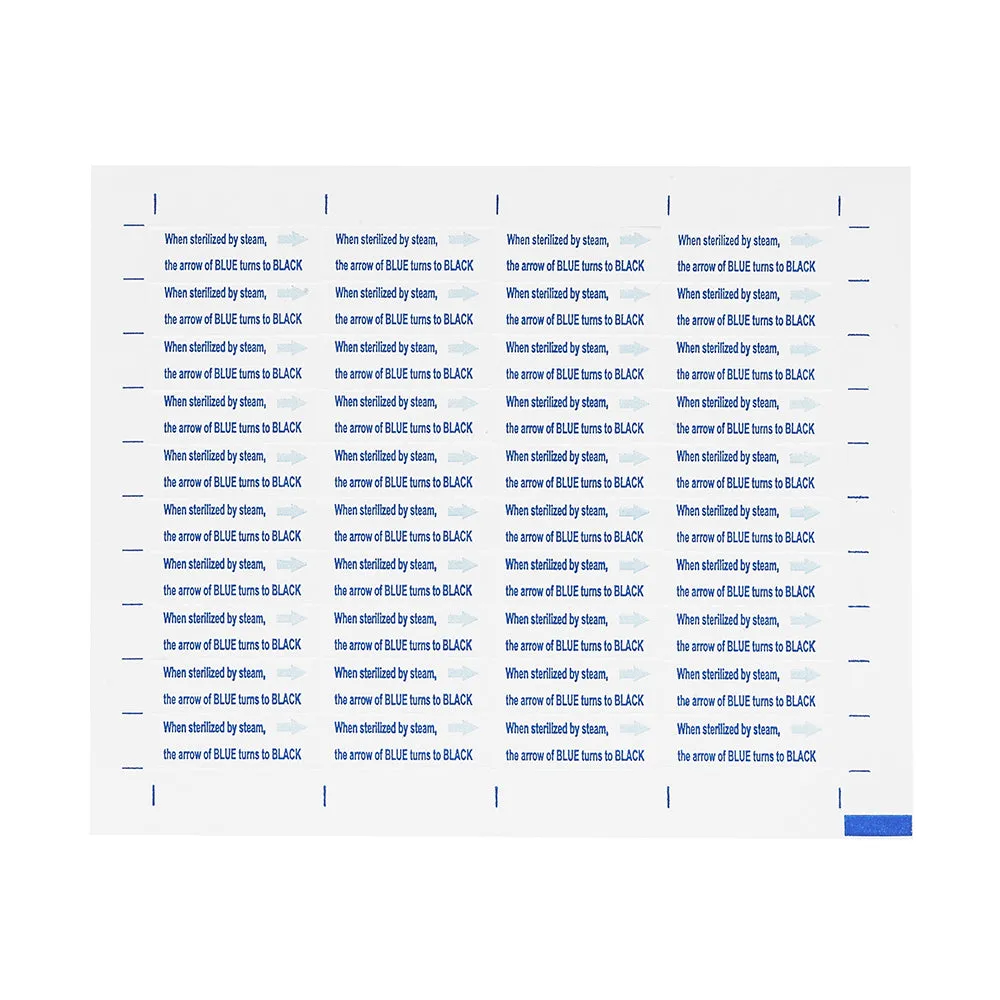 Saferly Internal Steam Indicators - Used with Sterilization Pouches - Price Per 1 Box of 1000
