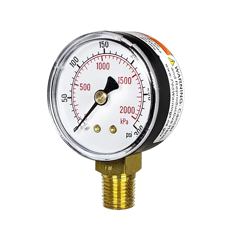 Senju Sprinkler Pressure Gauge   2", 300PSI 1/4"NPT