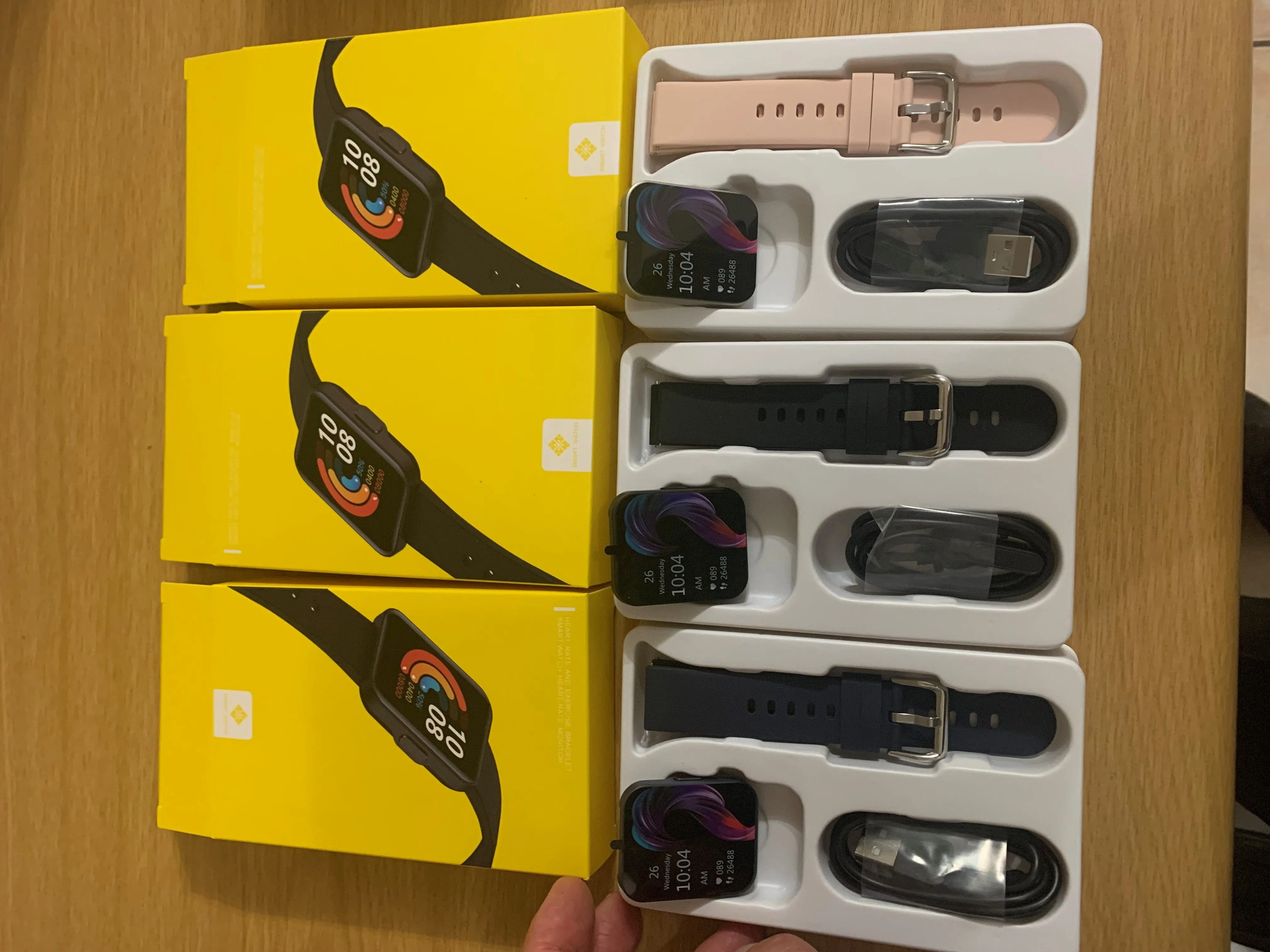 SMARTOBY 1,69 Inch HD Pink Extra Straps Availible