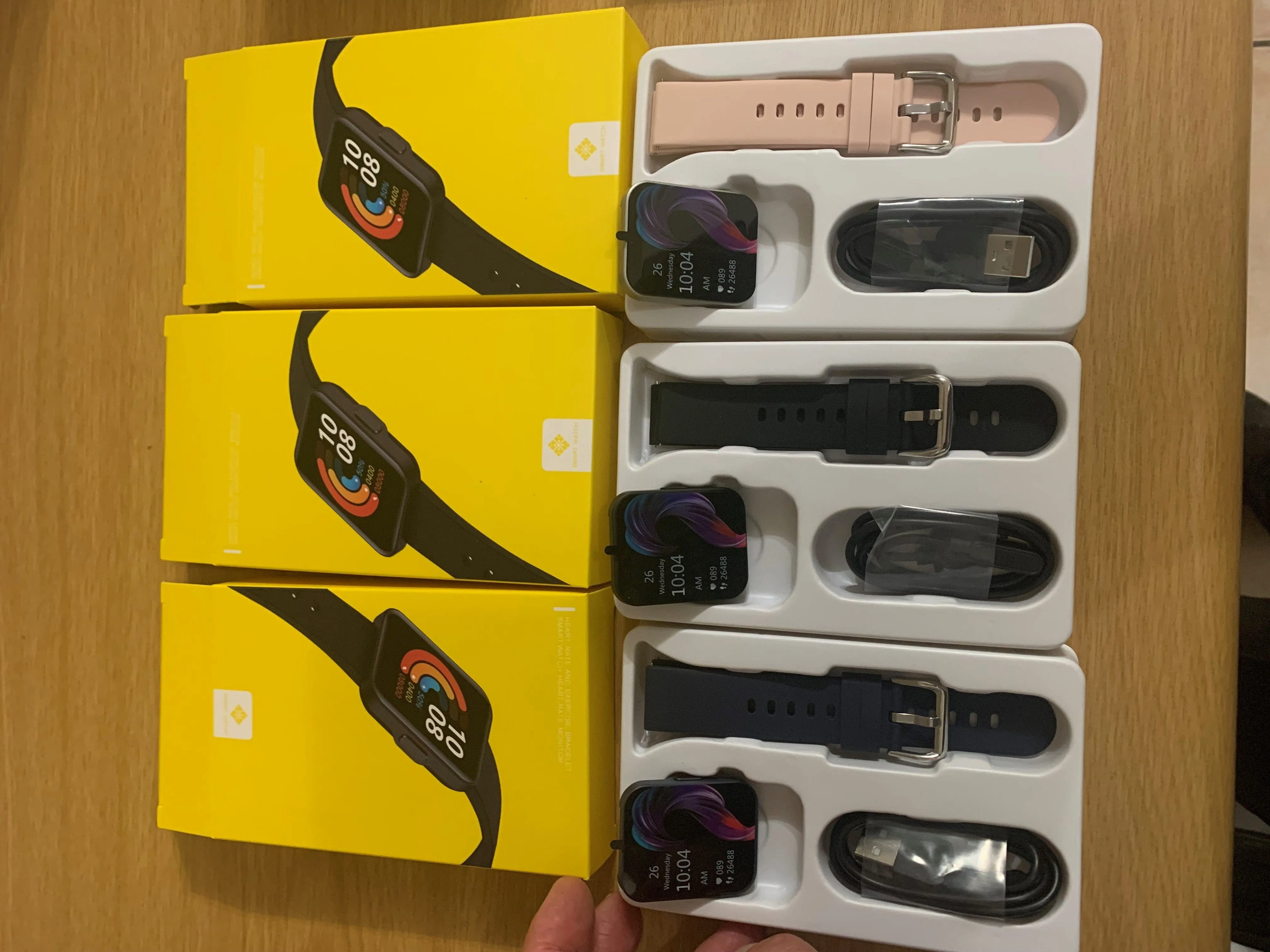 SMARTOBY 1,69 Inch HD Silver Extra Straps Availible